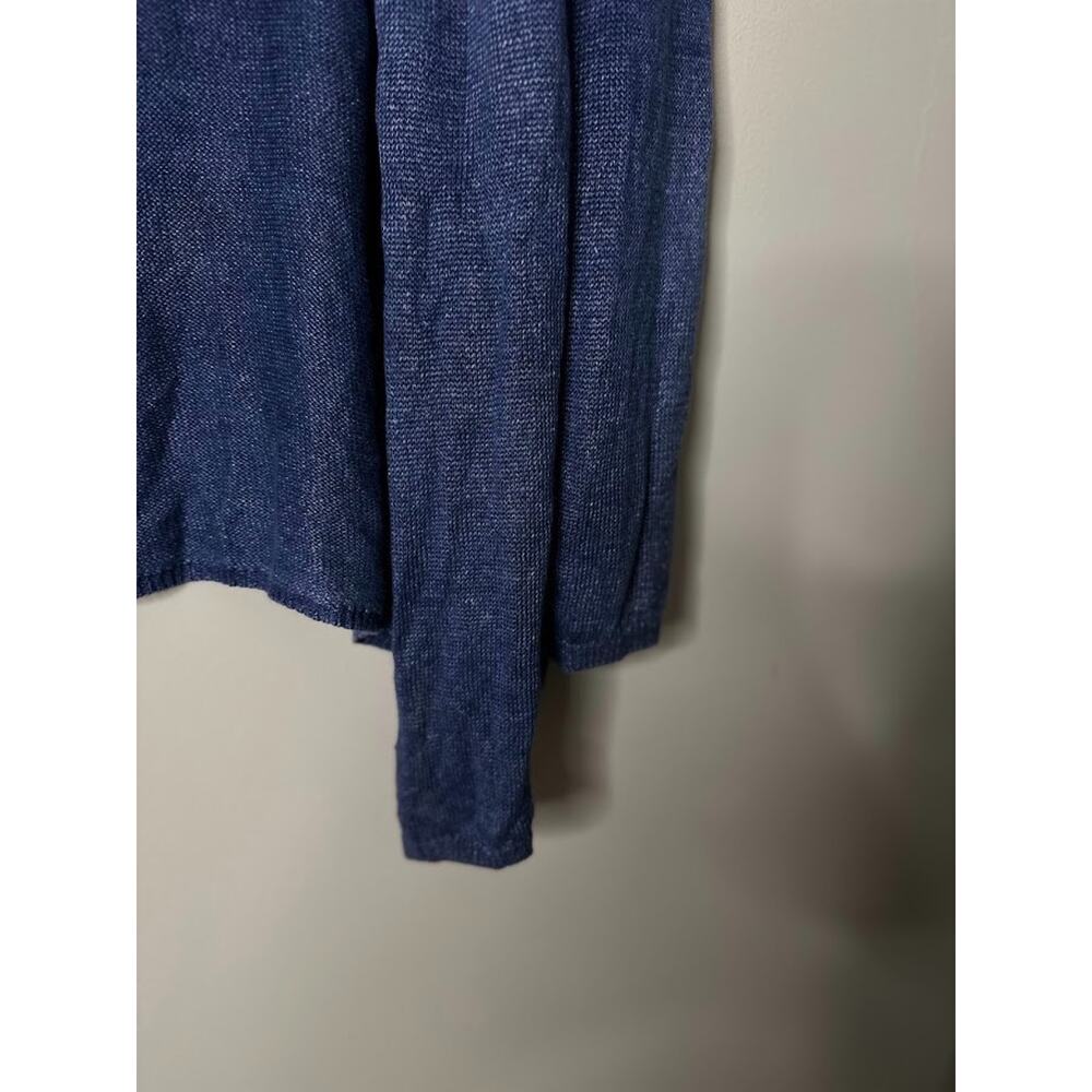 Talbots Plus Linen Blend Open Front Lightweight S… - image 2